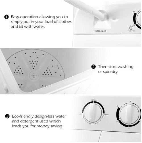 The Lumera Twin Tub 26 — Portable Washing Machine